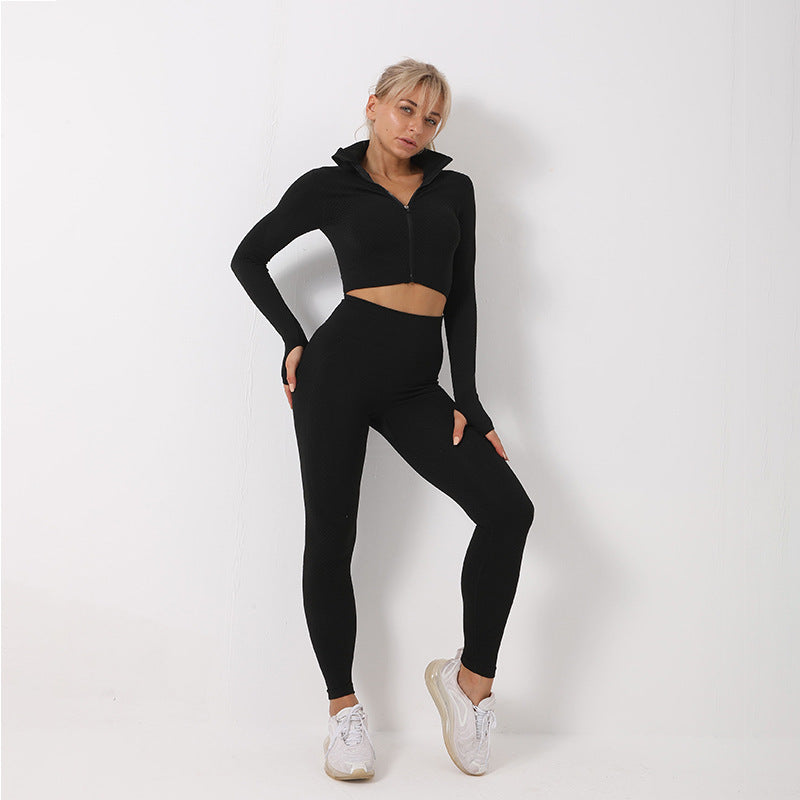 3PCS Yoga Set Seamless Sport Set Women’s